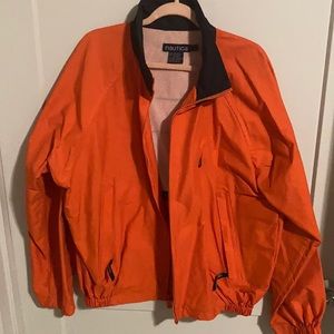 Nautical rain jacket